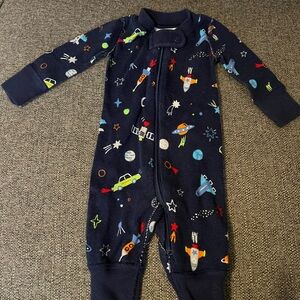 Hanna Anderson Space Pajama Newborn Baby